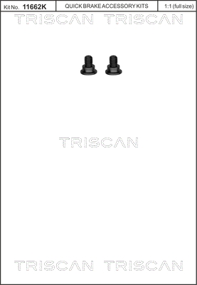 TRISCAN 8105116003 csavar, féktárcsa