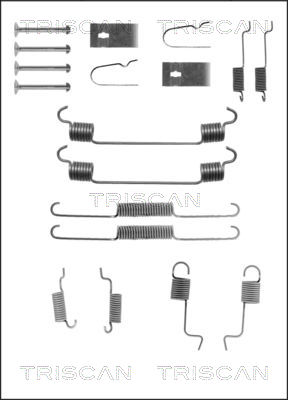 TRISCAN 8105502555T 8105502555T SET ACCESORII SABOT DE FRANA TRISCAN CSNBB