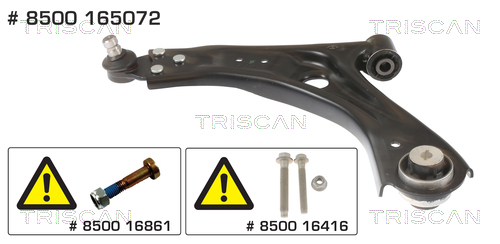 TRISCAN 8500165072 lengőkar, kerékfelfüggesztés