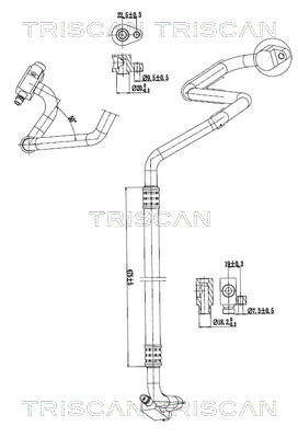 TRI 901028083 PRZEWÓD KLIMATYZACJI CITROEN JUMPER 2.2 HDI 06-