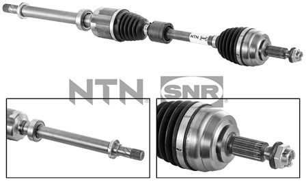 SNR SNRDK55.017 Féltengely