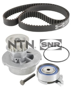 SNR 215317 KDP453.020 - Vezérlés készlet, fogasszíj szett (szíj+görgők+vízpumpa)