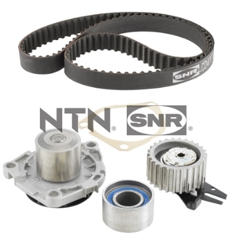SNR 205267 KDP458.510 - Vezérlés készlet, fogasszíj szett (szíj+görgők+vízpumpa)
