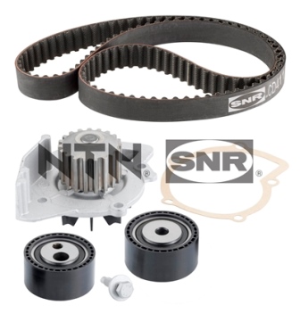 SNR 204988 KDP459.500 - Vezérlés készlet, fogasszíj szett (szíj+görgők+vízpumpa)