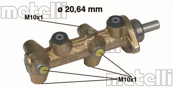 METELLI 1004040307 05-0040MET - FŐFÉKHENGER