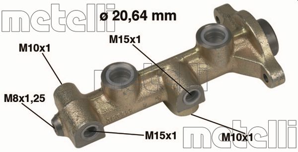 METELLI MH 05-0178 Főfékhenger