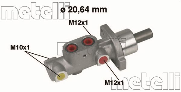 METELLI 05-0296MET Főfékhenger