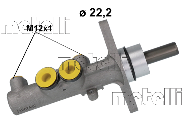 METELLI 387733 05-1186 - Főfékhenger