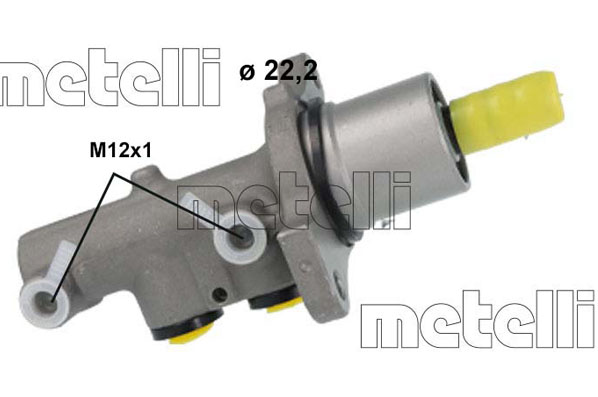 METELLI MET05-1237 Főfékhenger