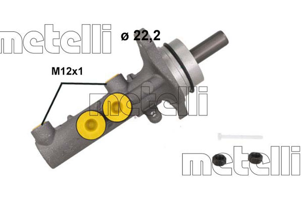 METELLI MET05-1253 Főfékhenger