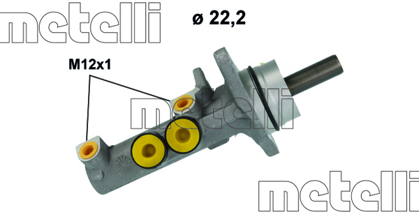 METELLI MET05-1258 Főfékhenger