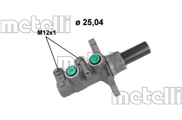 METELLI MET05-1272 Főfékhenger