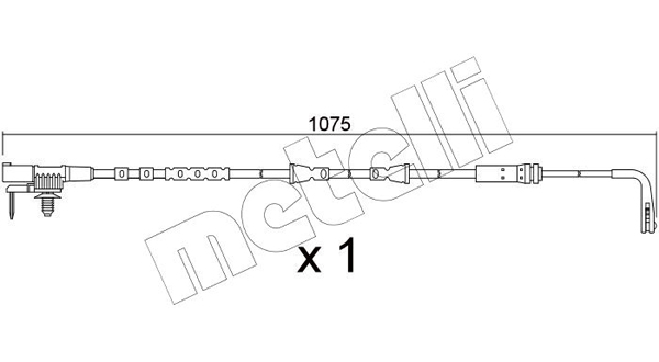 METELLI 411900 SU.390 - Fékbetét kopásjelző, visszajelző