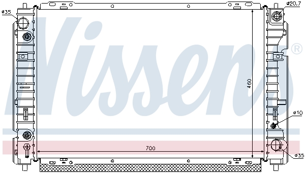 NISSENS POLSKA 603 676 Alkatrész 62004