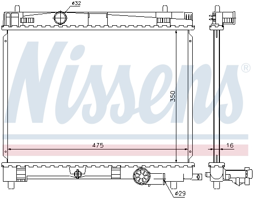 NISSENS 601 368 646823 - Alkatrész