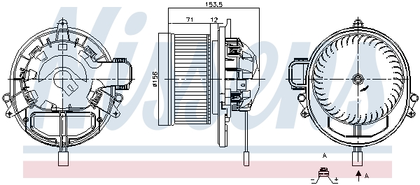 NISSENS NIS 87431 ELEKTROMOS ALKATR.