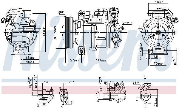 NISSENS NIS890246 kompresszor, klíma