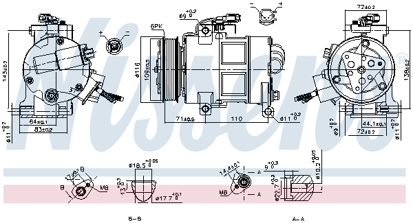 NISSENS NIS890249 kompresszor, klíma