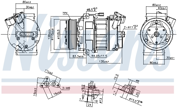 NISSENS NS890269 KlĂ­ma kompresszor