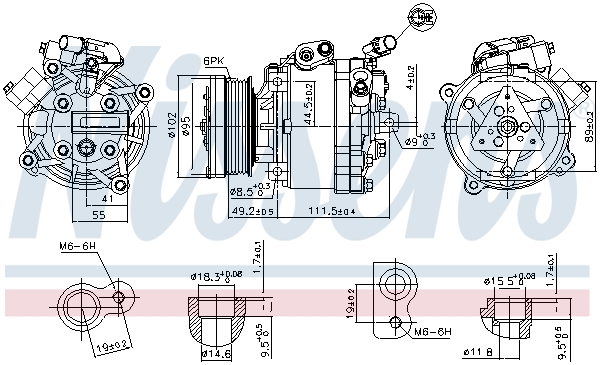 NISSENS POLSKA 628 244 Alkatrész 890666