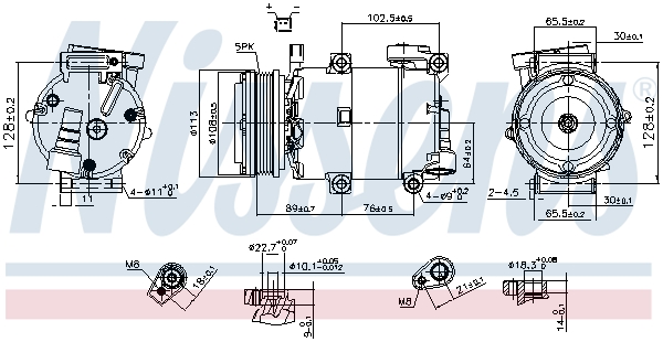 NISSENS NIS890788 kompresszor, klíma