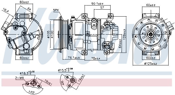 NISSENS NIS89309 kompresszor, klíma