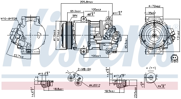NISSENS NIS89479 kompresszor, klíma