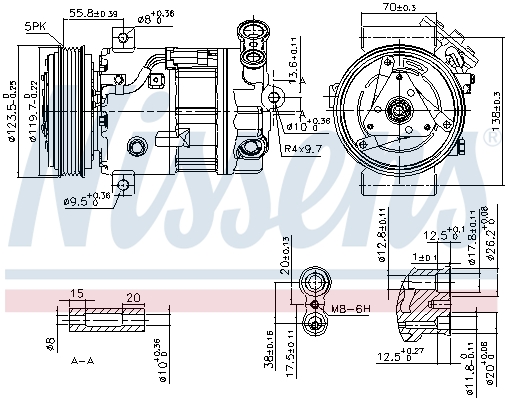 NISSENS NIS89577 kompresszor, klíma