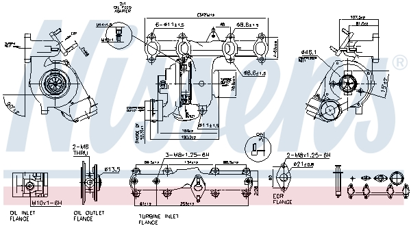 NISSENS NIS 93032 MOTOR ALKATRÉSZ MECH.