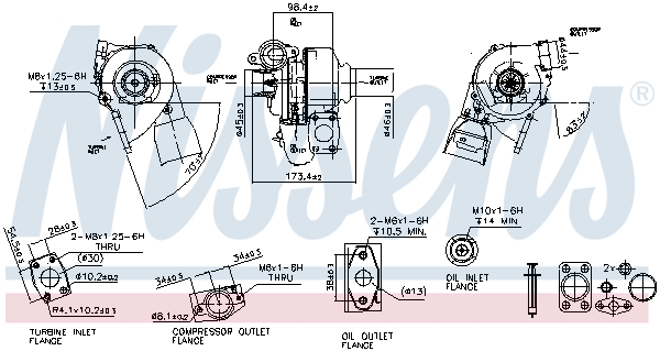 NISSENS 191881 93037 - Turbófeltöltő