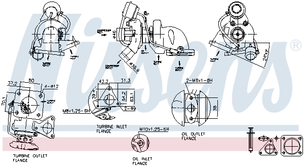 NISSENS 263447 93075 - Turbófeltöltő