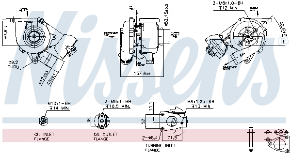 NISSENS 292879 93102 - Turbófeltöltő