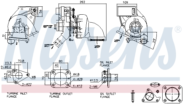 NISSENS 421481 93517 - Turbófeltöltő