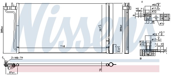 NISSENS NIS940765 kondenzátor, klíma