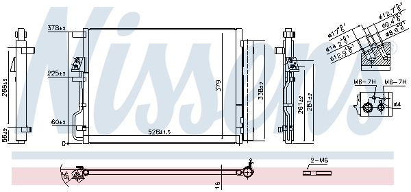 NISSENS NIS940771 kondenzátor, klíma