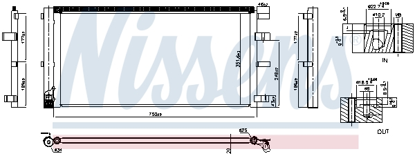 NISSENS 387391 940829 HLADNJAK KL.FORD TRANSIT 940829 12- 20TDCI