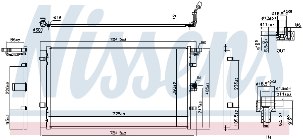 NISSENS NIS940902 kondenzátor, klíma