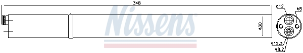 NISSENS NIS95366 szárító, klímaberendezés