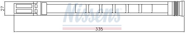 NISSENS NIS95387 szárító, klímaberendezés