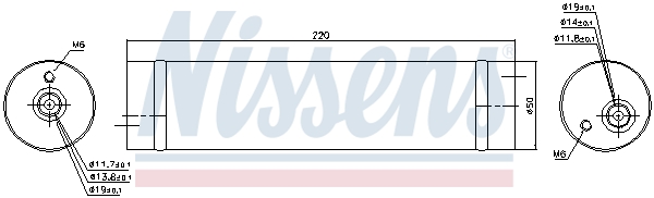 NISSENS NIS95473 szárító, klímaberendezés