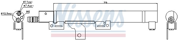 NISSENS NIS95492 szárító, klímaberendezés