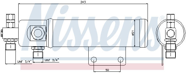 NISSENS NS95493 Szárító, klímaberendezés