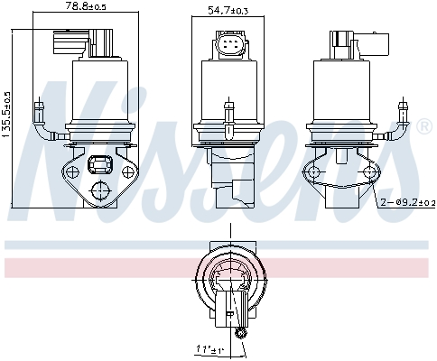 NISSENS NIS 98201 ELEKTROMOS ALKATR.