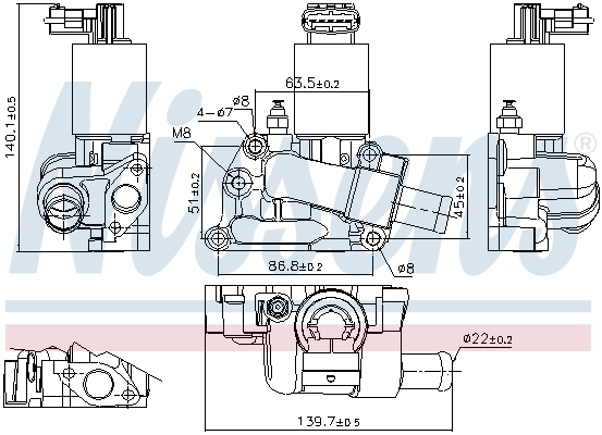 NISSENS NIS 98204 ELEKTROMOS ALKATR.