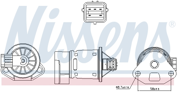 NISSENS NIS 98246 ELEKTROMOS ALKATR.