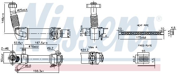 NISSENS NIS 989280 MOTOR ALKATRÉSZ MECH.