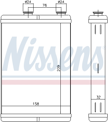 NISSENS 1000866825 NS71451 - Hocserélo, belso tér futés