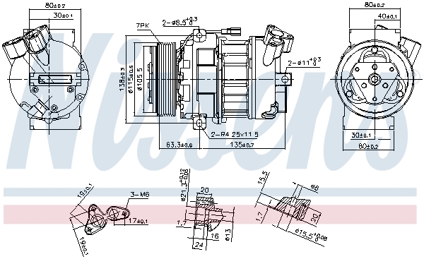 NISSENS NIS890656 kompresszor, klíma