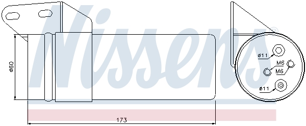 NISSENS NIS95476 szárító, klímaberendezés