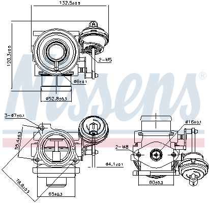 NISSENS NIS98225 AGR-szelep